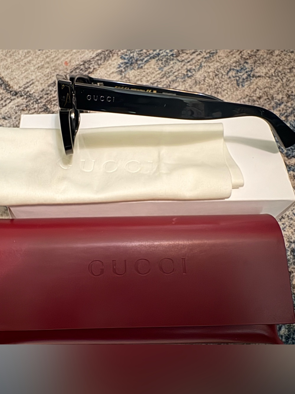 GUCCI unisex GG1716S Sunglasses  - black - new in box - Picture 4 of 7